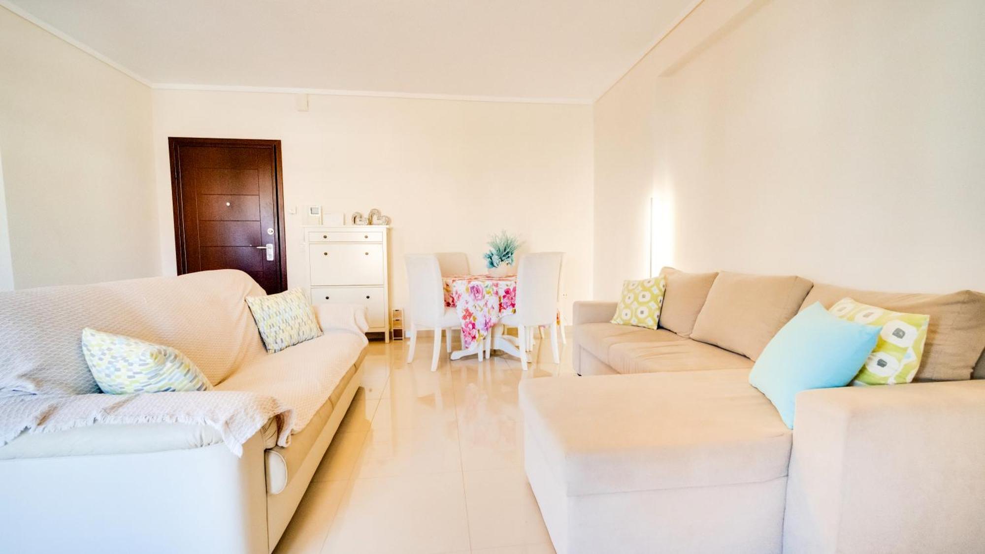 Luxury And Sunny Apartment 250 Mts From The Beach!! Peraia  Bagian luar foto